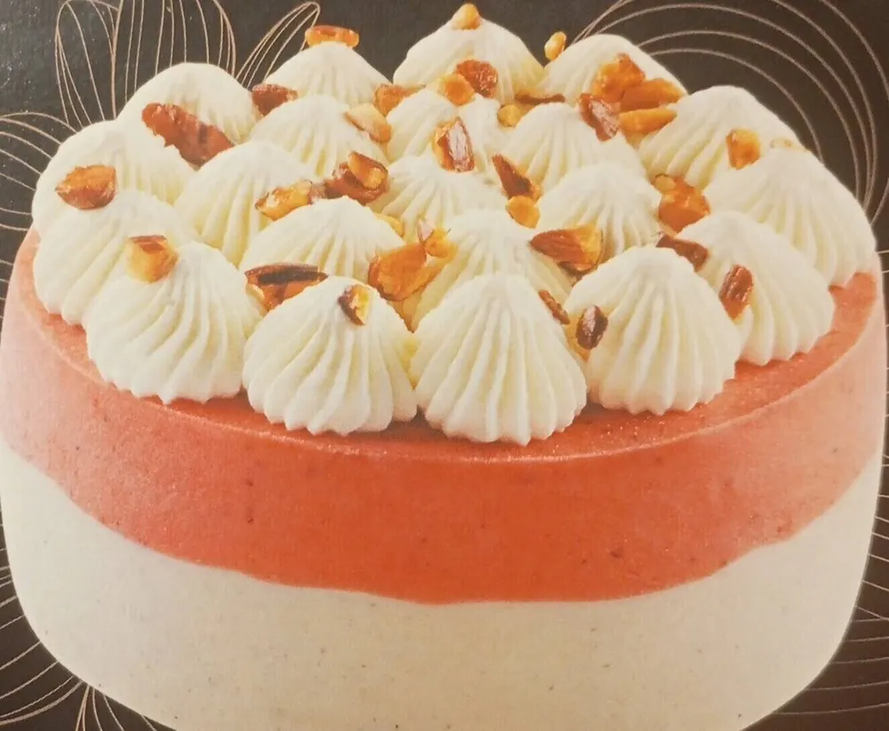 Vacherin glacé fraise vanille