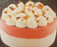 Vacherin glacé fraise vanille