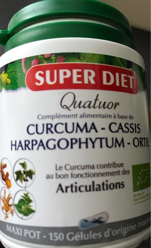 Quatuor Articulations Bio - 150 Gélules - Super Diet