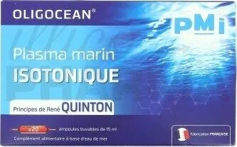 Pmi Plasma Marin Isotonique - 20 Ampoules - Oligocean