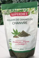 Poudre de graines de chanvre Bio