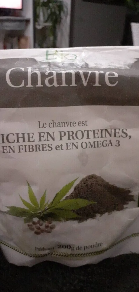 Poudre de graines de chanvre