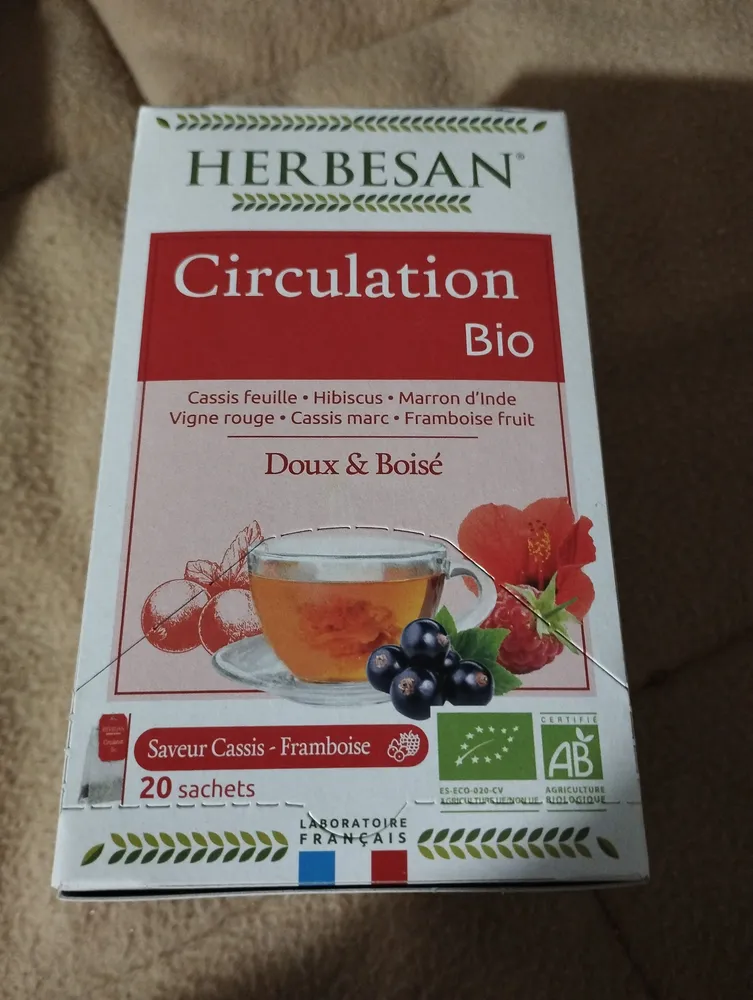Herbesan Circulation Bio - 20 Sachets - Herbesan