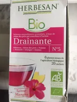 Herbesan Drainante Bio - 20 Sachets - Herbesan