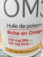 OM3 Huile De Poisson - 120 Capsules - OM3