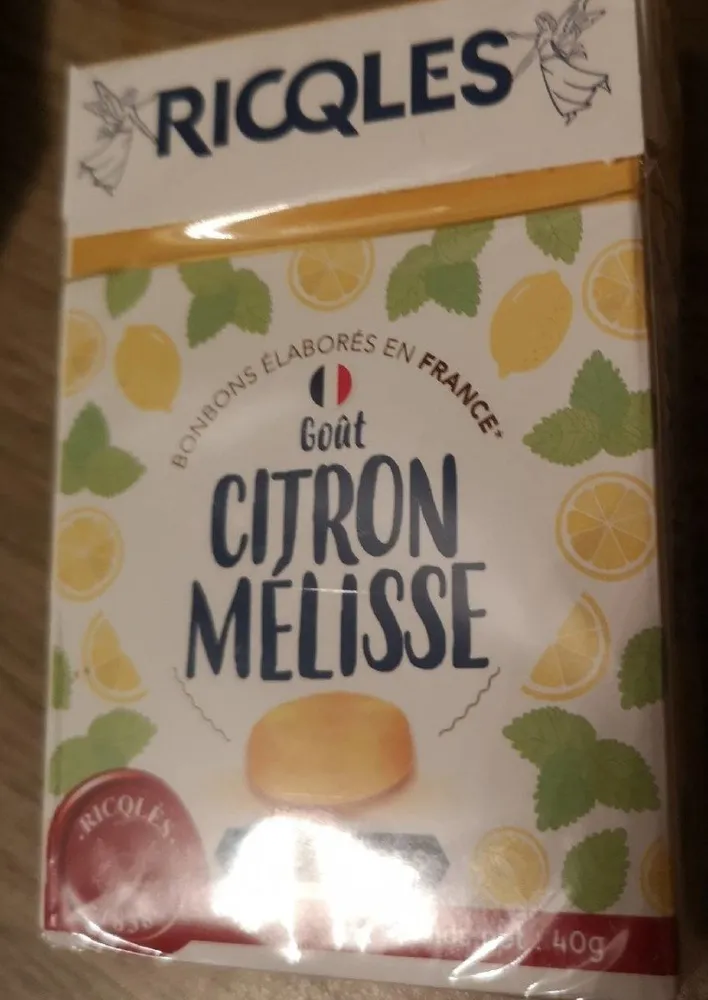 Bonbons citron melisse