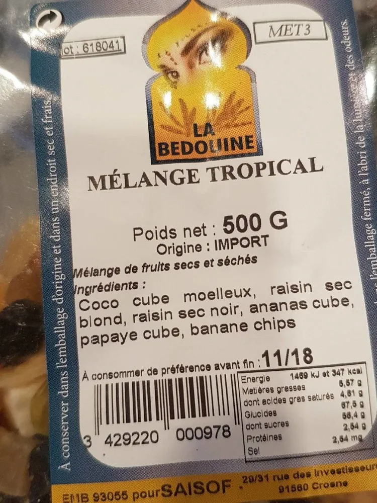 Mélange tropical