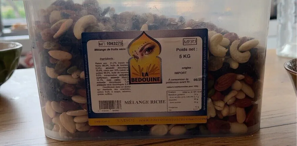 Melange de fruit sec