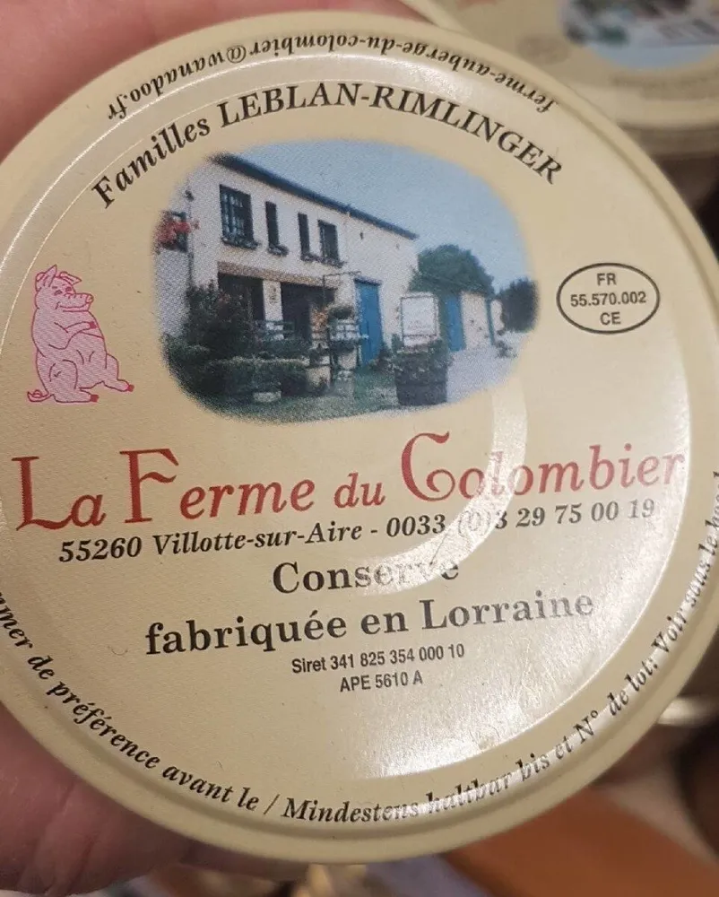 Pate de campagne a la myrtille