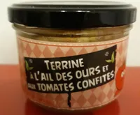 Terrine à  l ail des Ours et aux tomates confites