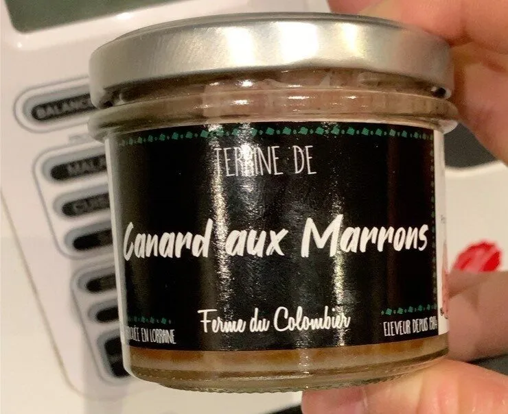 Terrine de canard au marrons