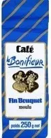 Le Bonifieur, Fin Bouquet, cafe moulu, le paquet de