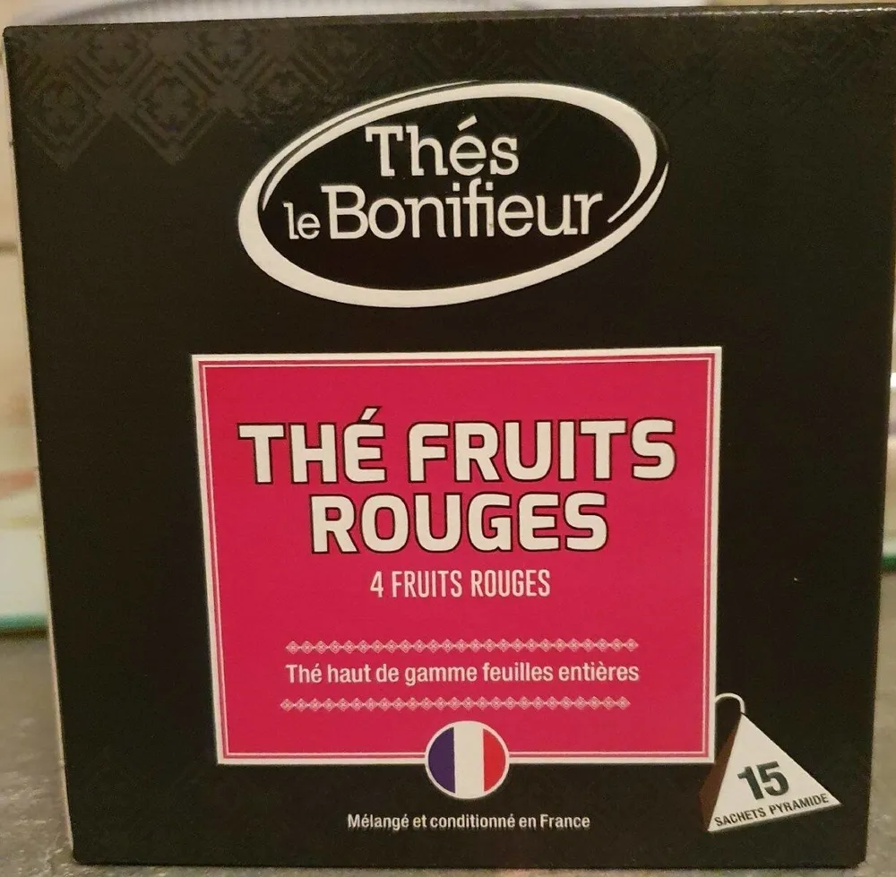 Thés fruits rouges 4 fruits rouges