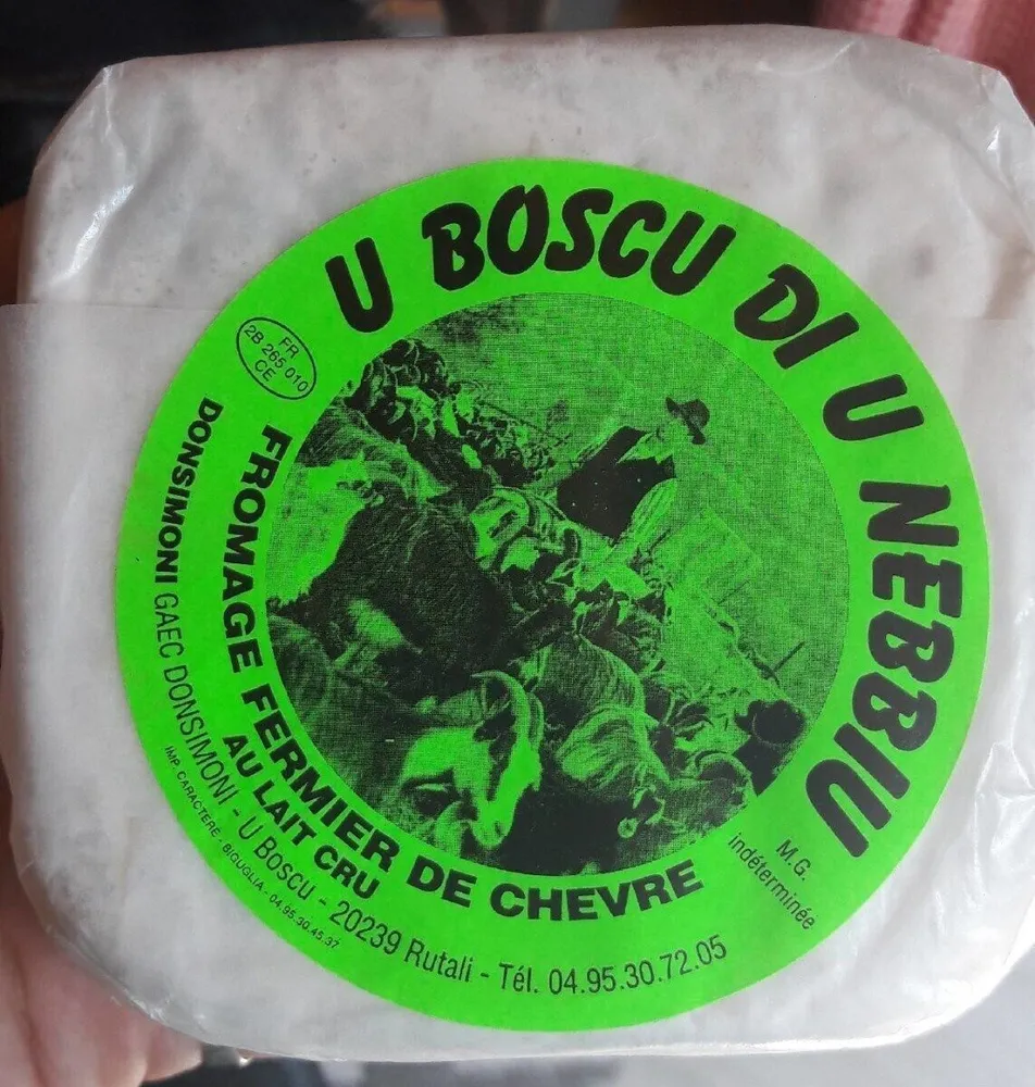 Fromage fermier de chèvre au lait cru