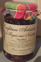 Confiture artisanales de figues aux noisette