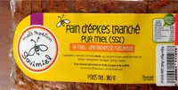 Pain d'épices tranché pur miel (55%)