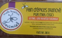Pain d'epices tranché pur miel