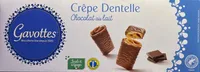 Crêpe Dentelle Chocolat au lait