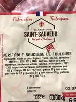 Veritable saucisse de toulouse