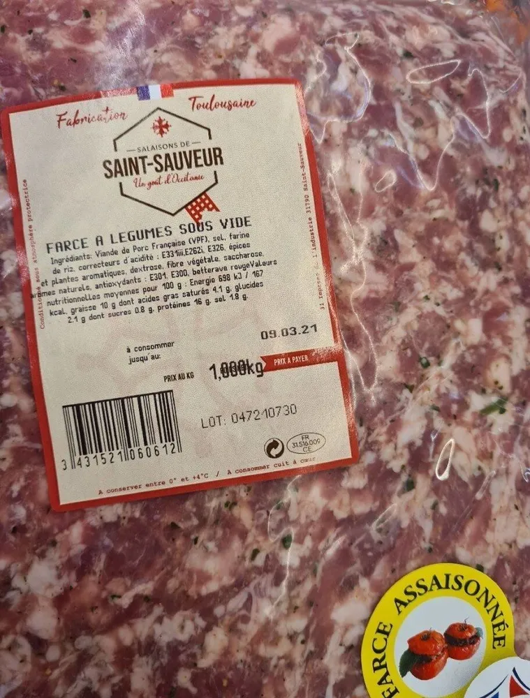 Farce à legume