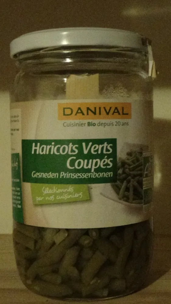 Haricots verts coupés