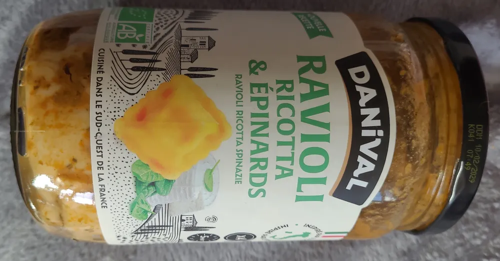 Ravioli Ricotta & Epinards