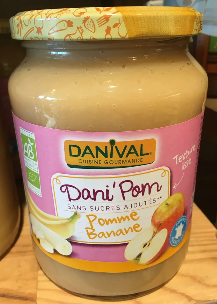 Dani'Pom - Compote pomme banane bio