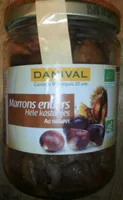 Marrons entiers au naturel