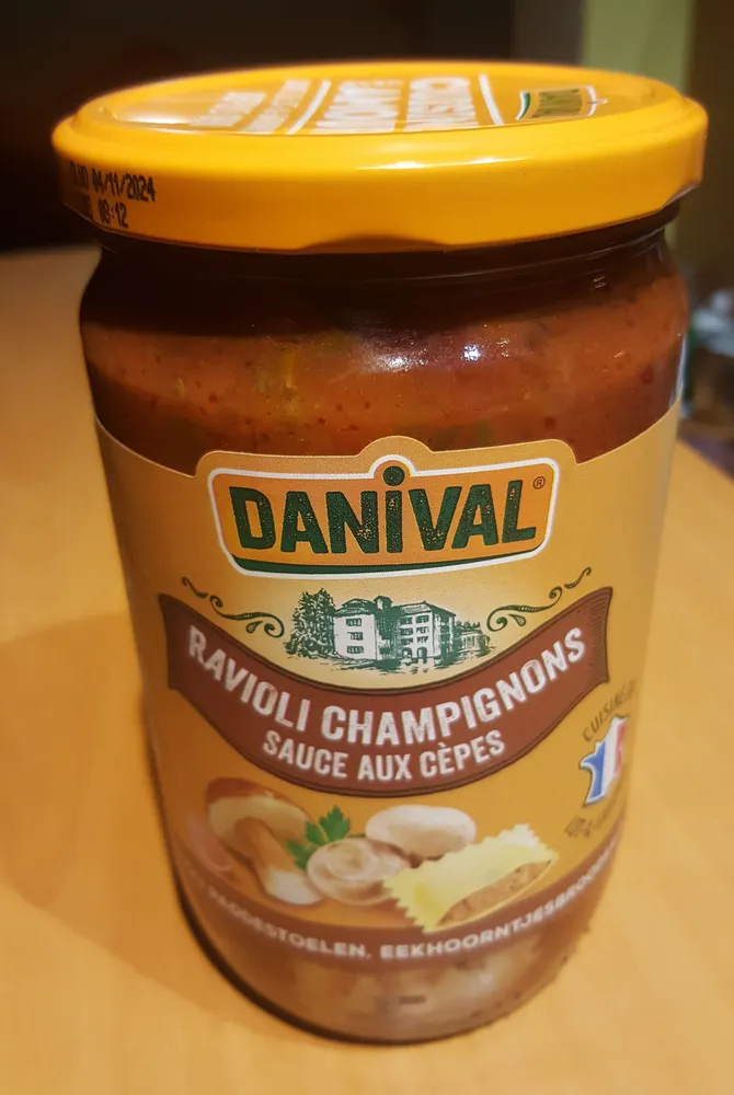 Ravioli champignons sauce cepes