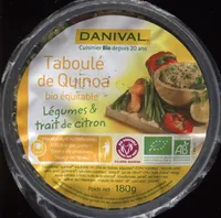 Taboulé quinoa, légumes et citron