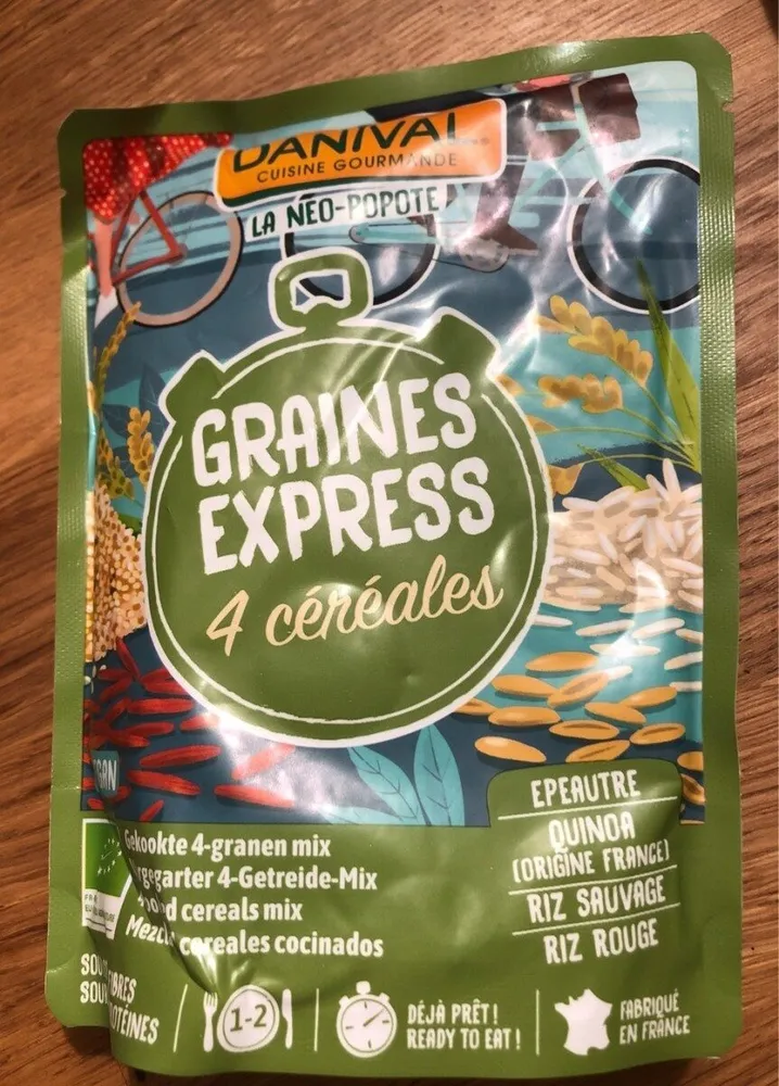 Graines express 4 céréales bio