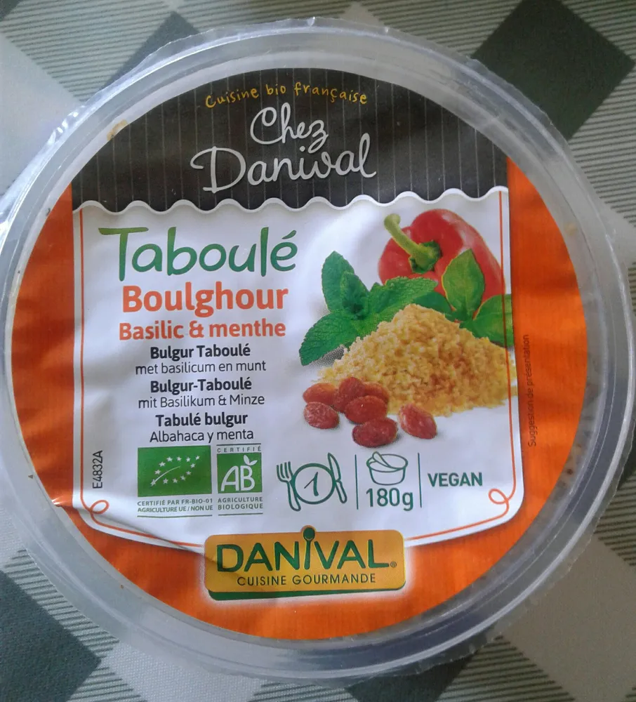 Taboulé boulghour basilic et menthe