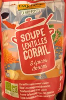 Soupe aux lentilles corail et epices douces