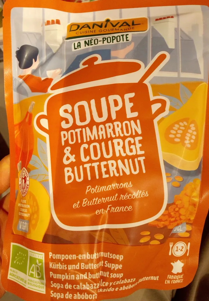 Soupe potimarron & courge butternut