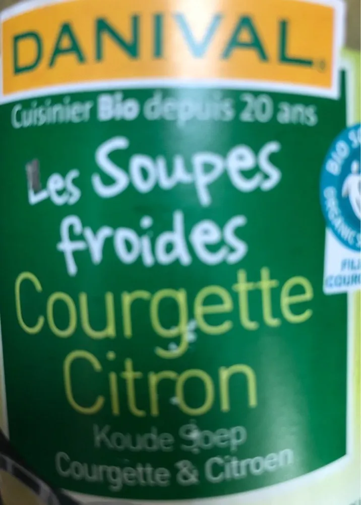 Soupe Froide Courgette Citron