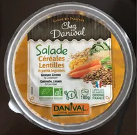 Salade céréales, lentilles & petits légumes