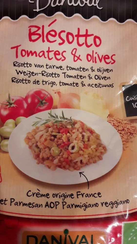 Blésotto tomates et olives