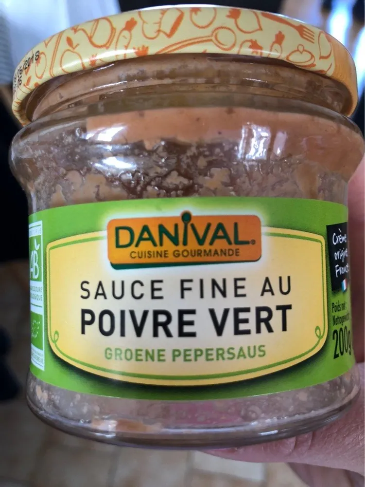 SAUCE FINE AU POIVRE VERT