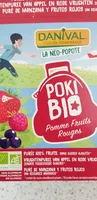 Pokibio - Purée Pomme Fruits Rouges 100% Fruit Bio