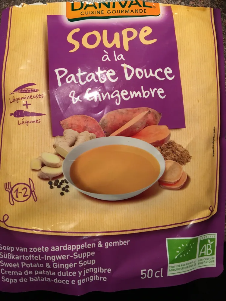 Soupe à la patate douce & gingembre