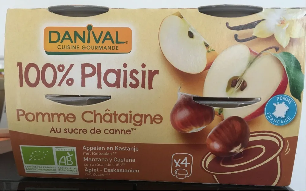 Compote pomme chataigne