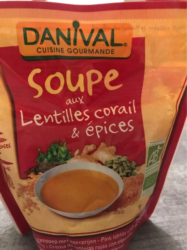 Soupe aux Lentilles corail et épices