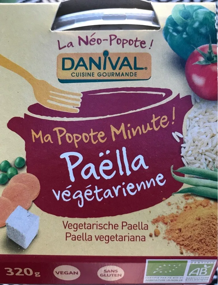 Ma Popote minute Paëlla végétarienne