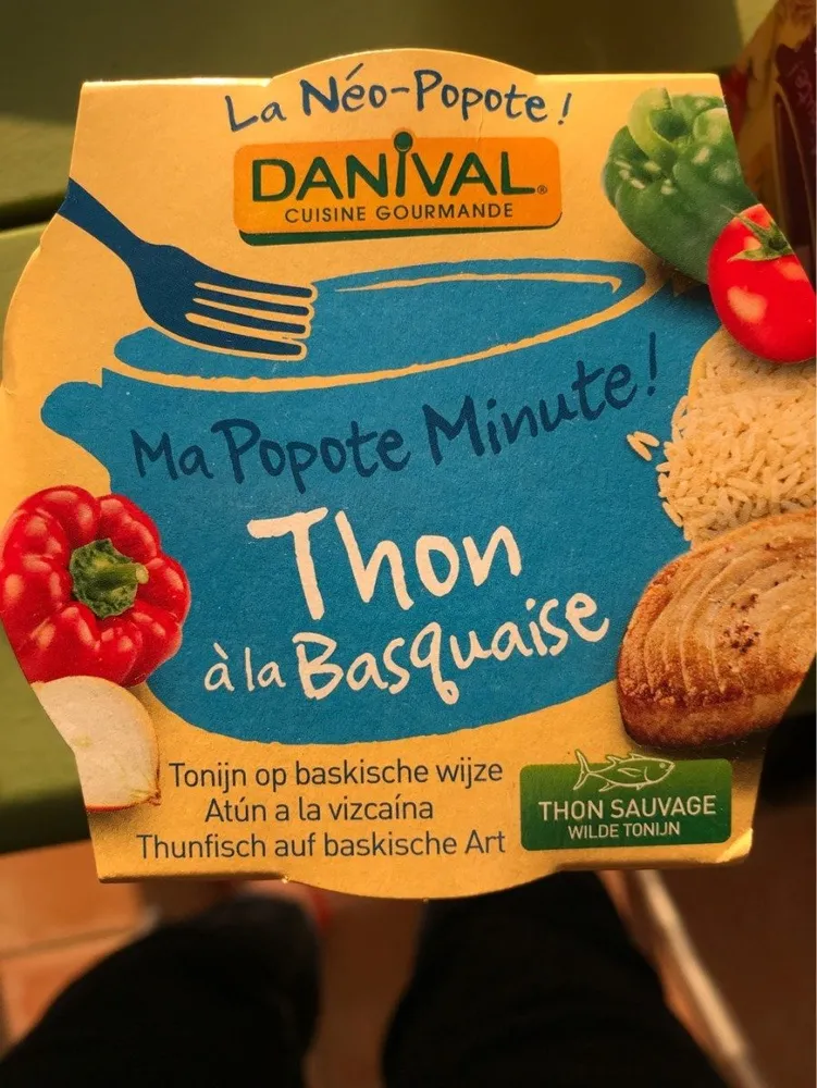 Ma popote minute Thon à la basquaise