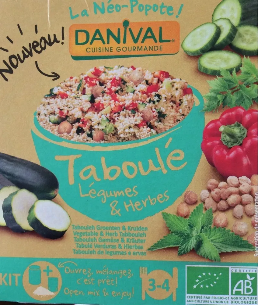 Taboulé légumes et herbes