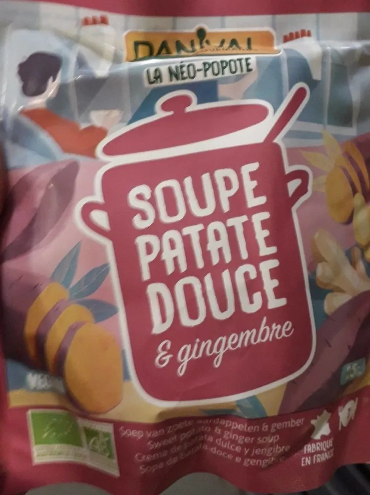 Soupe patate douce et gingembre