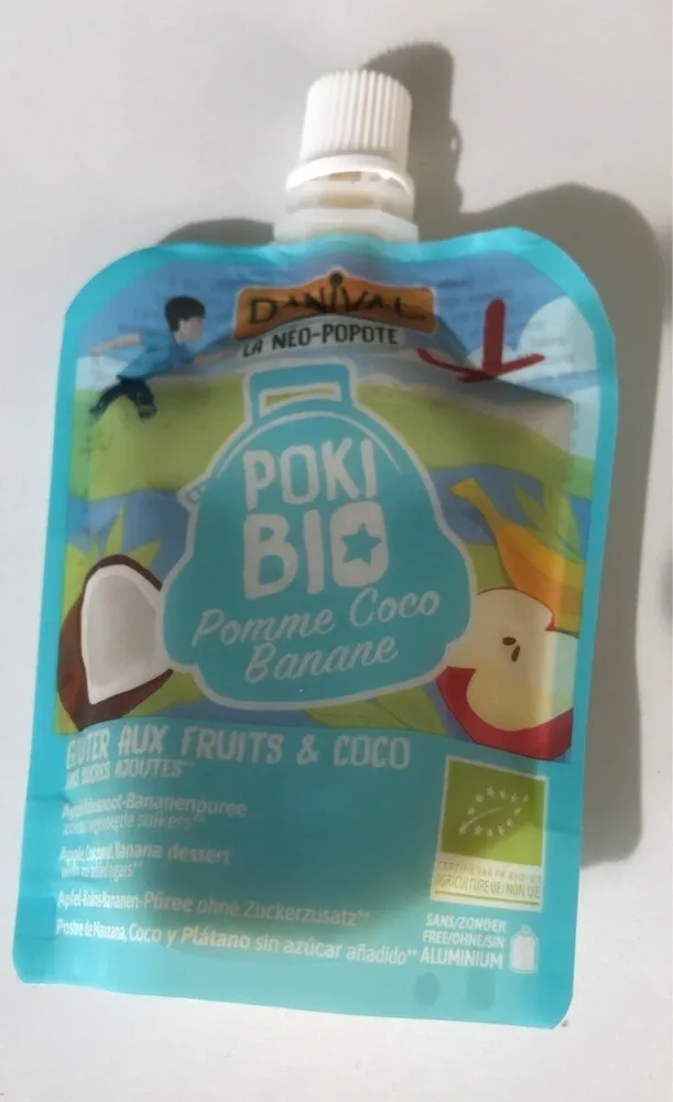 Poki bio pomme coco banane