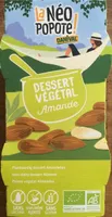 Dessert végétal amande