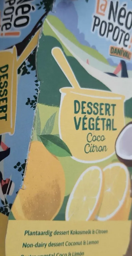 Dessert végétal coco citron - La néo popote