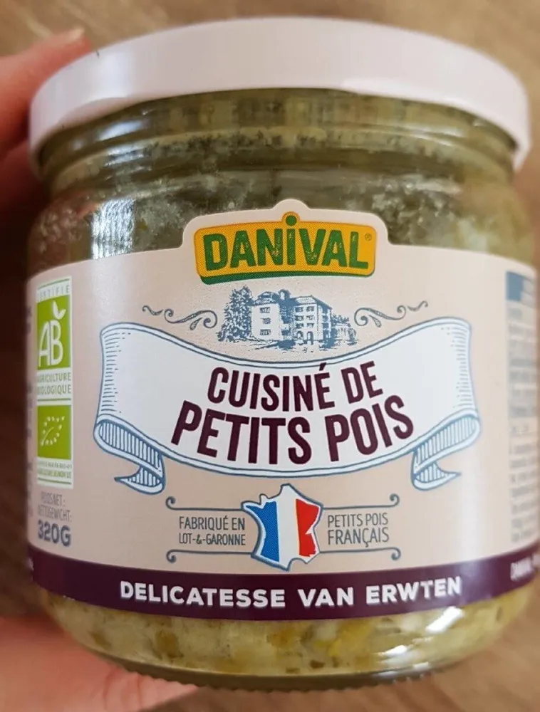 Cuisiné de petits pois